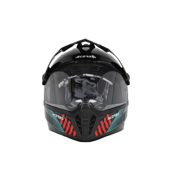 Casca Copii Integrala Acerbis Rider Negru/Rosu T58-5