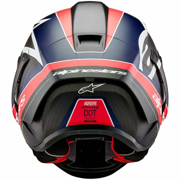 Casca integrala sport ALPINESTARS SUPERTECH R10 CARBON TEAM Negru/Albastru/Rosu-1