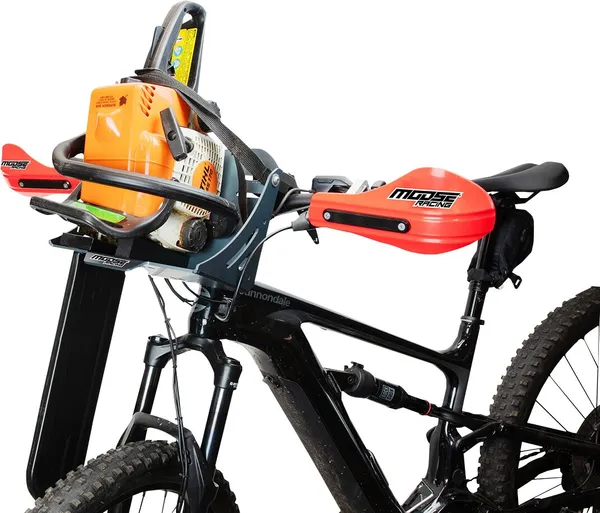 MOOSE RACING Mt. Bike Chain Saw Holder Black -0