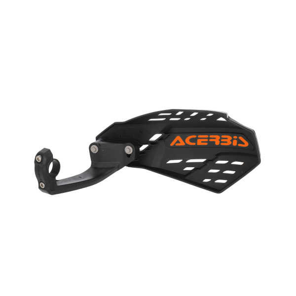 Handguard Acerbis Linear Vented Universal Negru/Portocaliu, 11, nordicamoto.ro