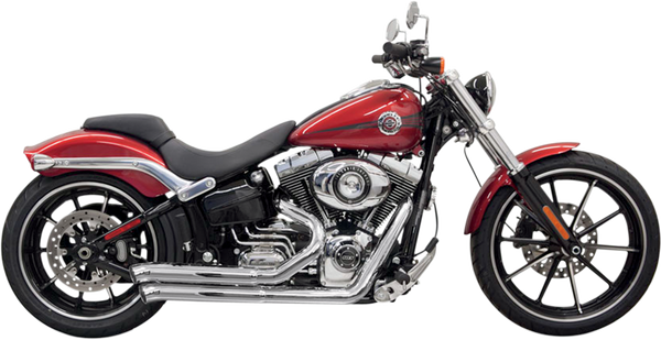 Pro-street Exhaust System Chrome, 1, nordicamoto.ro