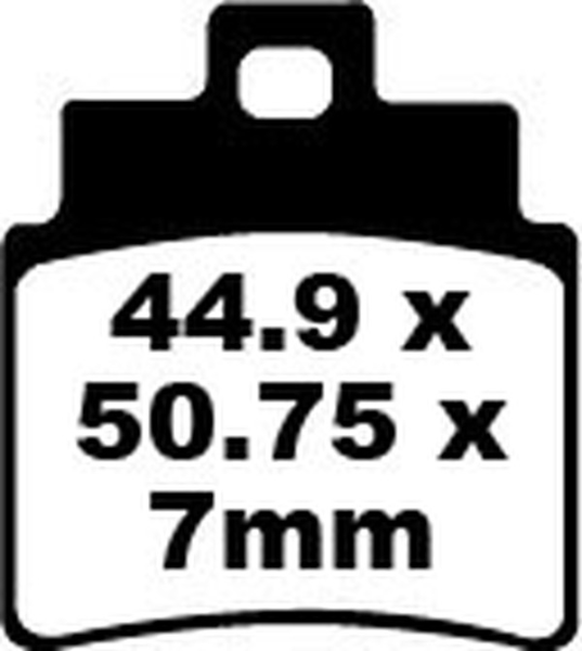 Sfa Series Organic Scooter Brake Pads, 1, nordicamoto.ro