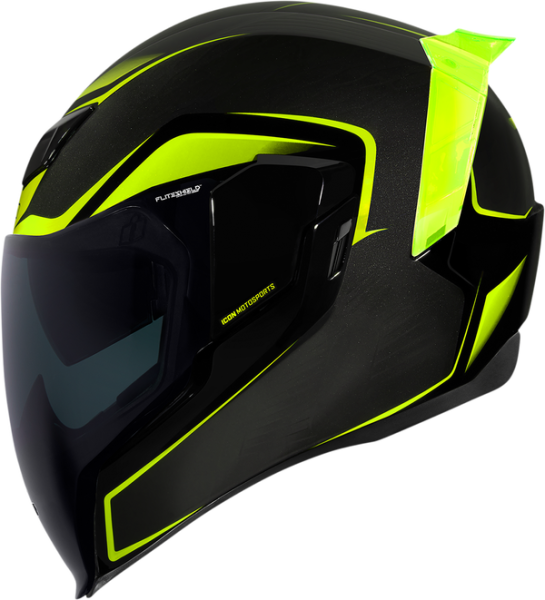 Casca Icon Airflite™ Crosslink Black/Fluorescent Yellow-2