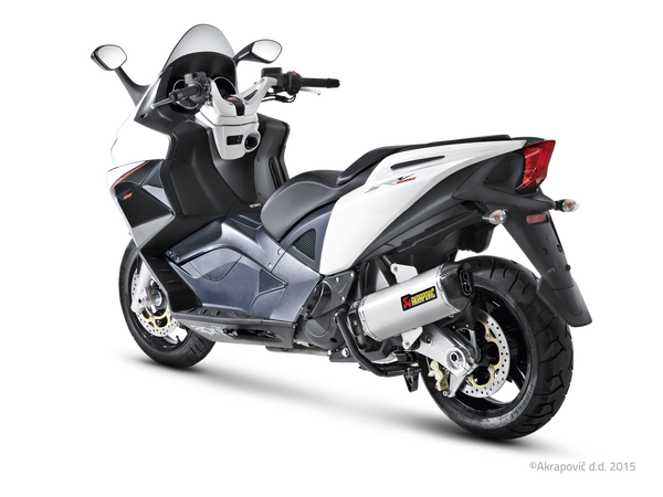 Slip-on Line Muffler Scooter Black, Carbon Fiber-5