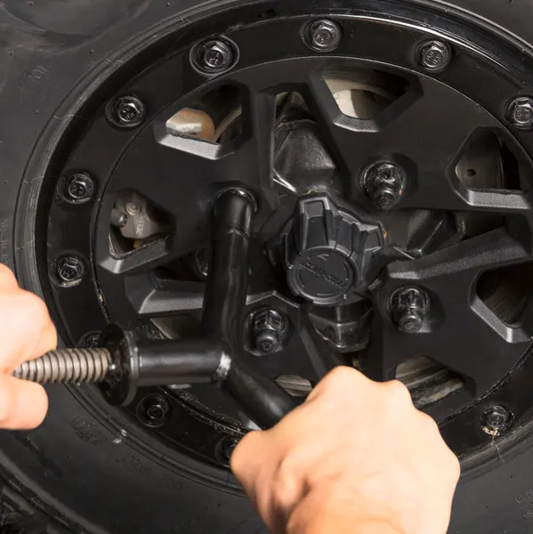 Universal Spare Tire Carrier Black-2