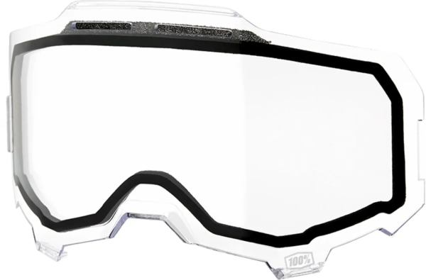 Lentila ochelari 100% Armega Dual Vented Clear