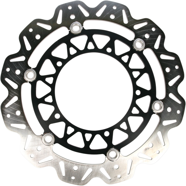 Vr Series Vee-rotor Black, Stainless Steel, 1, nordicamoto.ro