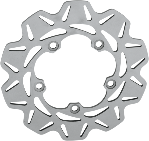 Brake Rotor Vee Series Solid Contour Silver, Stainless Steel, 3, nordicamoto.ro