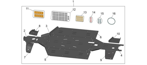 PLASTIC SKID PLATE ASSY, 5, nordicamoto.ro