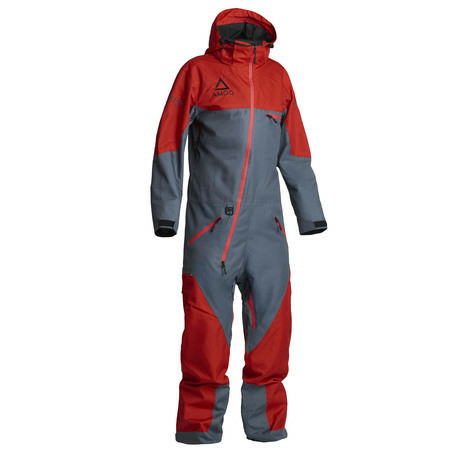 Combinezon Snowmobil AMOQ Void Grey/Red Non-Insulated-0