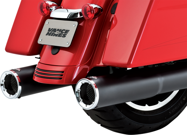 Hi-output Slip-on Mufflers Black, 1, nordicamoto.ro