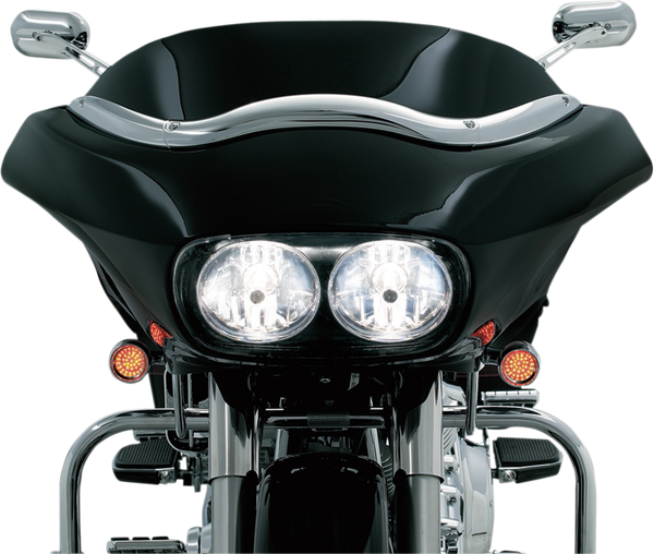 Steel Fairing/windshield Trim Silver, 2, nordicamoto.ro
