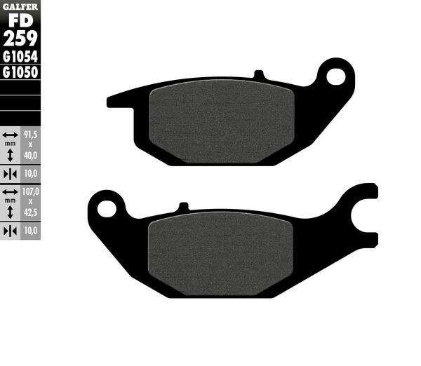 Brake Pad Orcanic, 1, nordicamoto.ro
