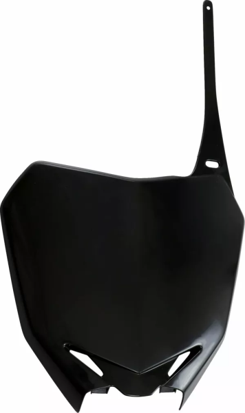 Replacement Front Number Plate Black-3
