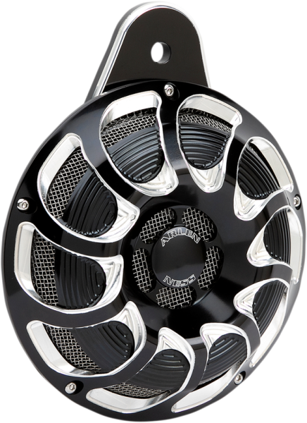 Billet Horn Kit Black, Aluminum, 1, nordicamoto.ro
