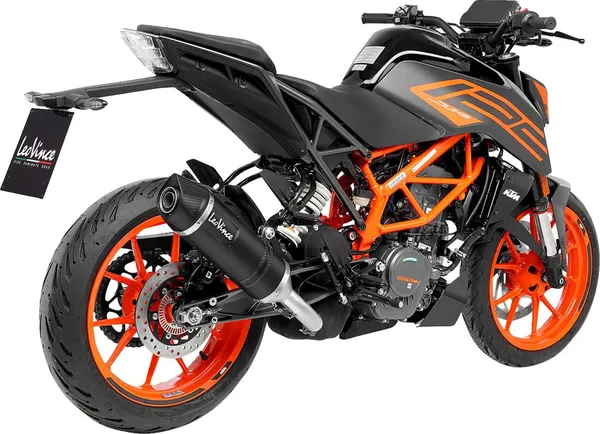 Tobă de eșapament LeoVince LV One Evo Black Edition Slip-On pentru KTM 390 Duke (2024-2025), 3, nordicamoto.ro