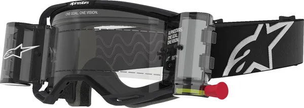 Alpinestars Vision 8 Corp Roll-off Goggle Clear, Black -3