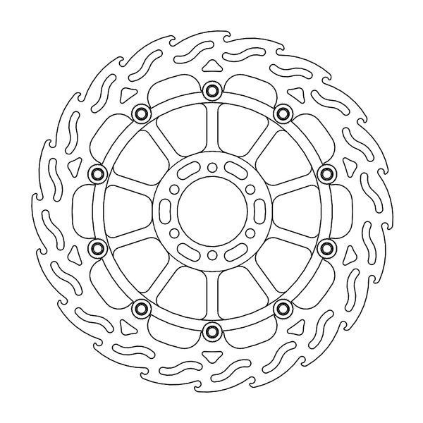 Flame Series Rotor Black