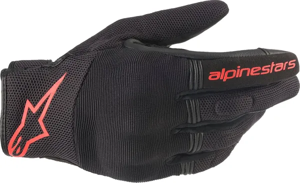 Manusi Textile Alpinestars Copper Black/Red Fluo-2