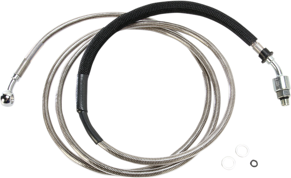 Stainless Steel Hydraulic Clutch Line Clear-coat +203 mm (8''), 1, nordicamoto.ro