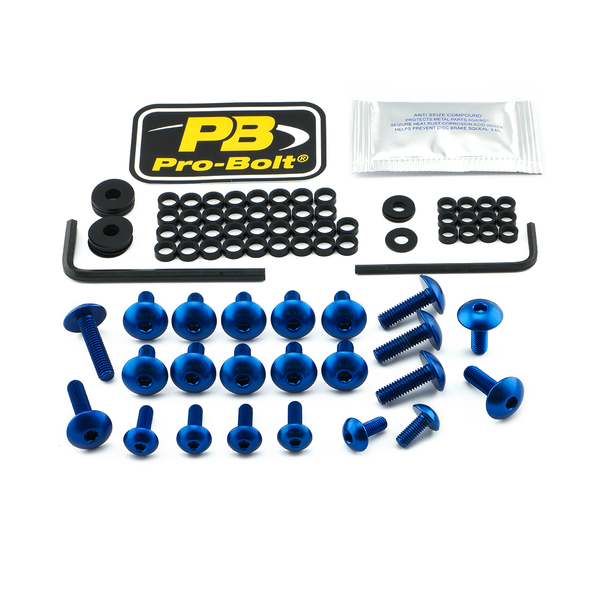 Fairing Bolt Kit For Yamaha Blue, 1, nordicamoto.ro