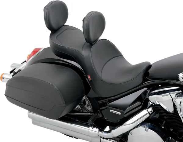 Low-profile Touring Seat With Ez Glide Ii Backrest Option Black-0