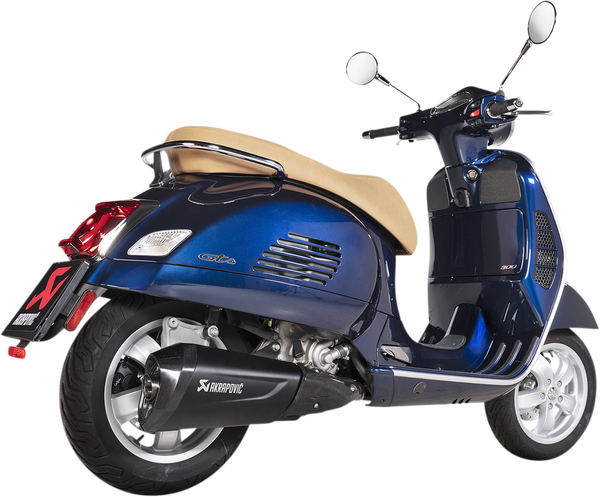Slip-on Line Muffler Scooter Black -1