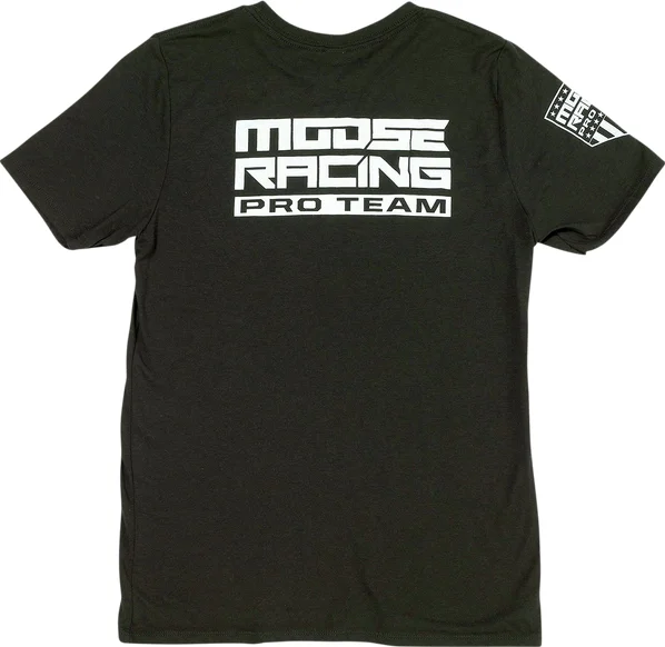 MOOSE RACING Youth Moose Racing Pro Team T-shirt Black  S, 2, nordicamoto.ro