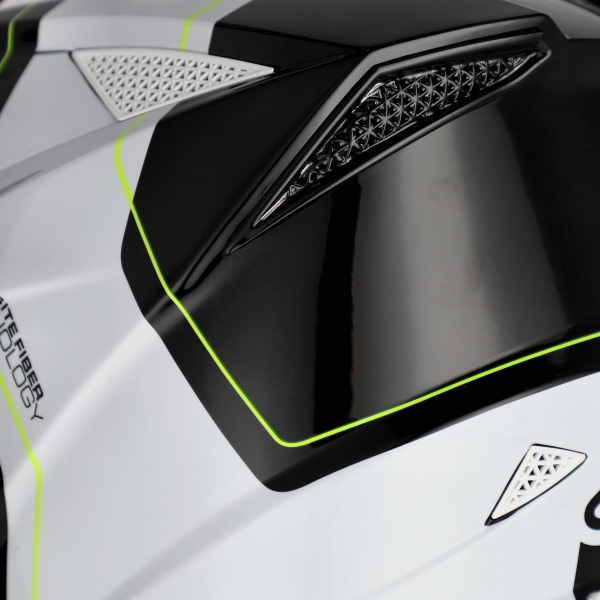 Casca Acerbis T711 Negru/Alb XXL-7