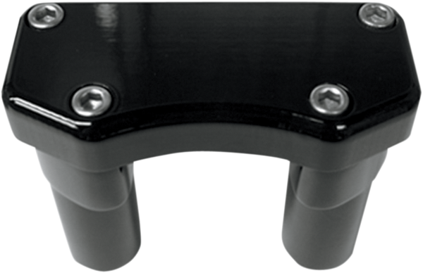 Handlebar Riser & Top Clamp Kit Black, 1, nordicamoto.ro
