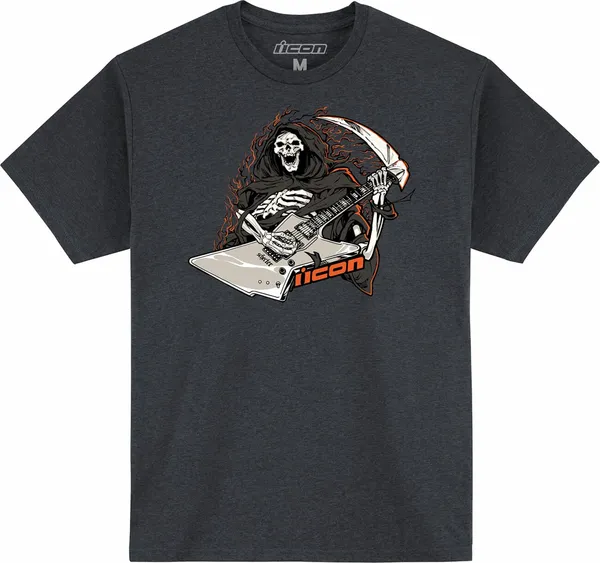 Tricou ICON Grim Shredde Gray-1