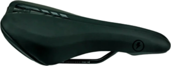 SADDLE - BLACK/BLACK CHEVRON