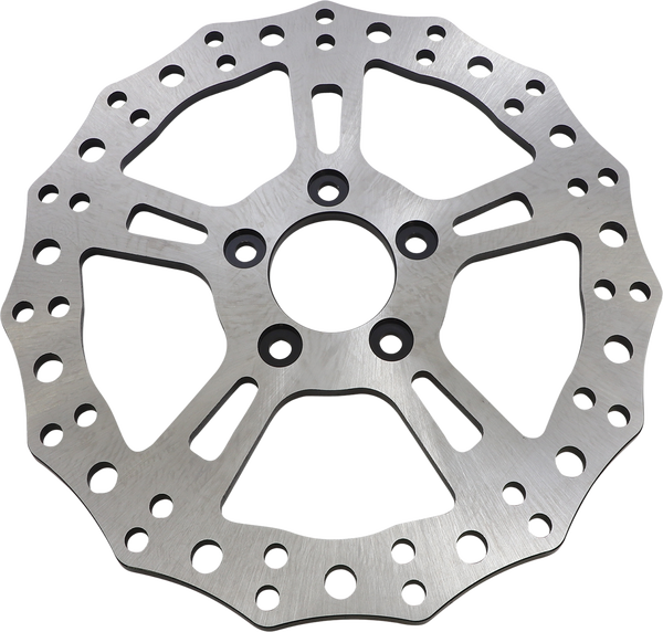 Jagged Brake Rotor Silver, 1, nordicamoto.ro