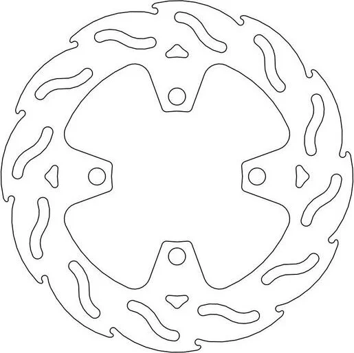Seria Flame cu rotor fix, argintiu, oțel inoxidabil, 1, nordicamoto.ro