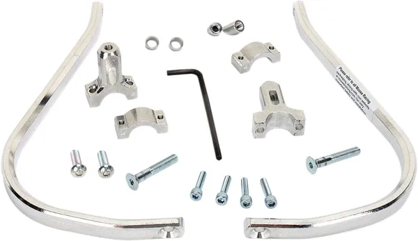 MOOSE RACING Aluminum Handguards Silver 