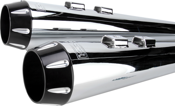Megaphone Slip-on Mufflers Chrome, 2, nordicamoto.ro