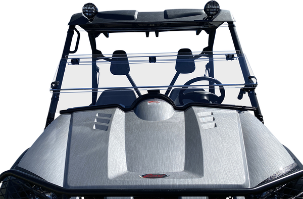 Deluxe Full Folding Windshield Clear -1