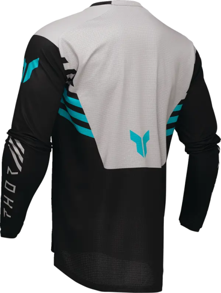Tricou Enduro Thor Launchmode Zone Black-4