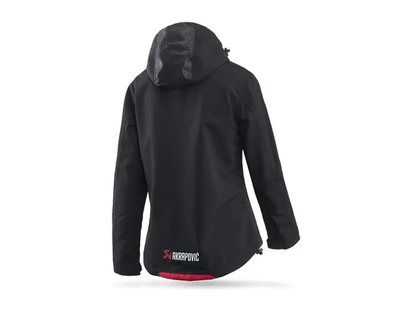 Women's Corpo Rain Jacket Red, Black -2