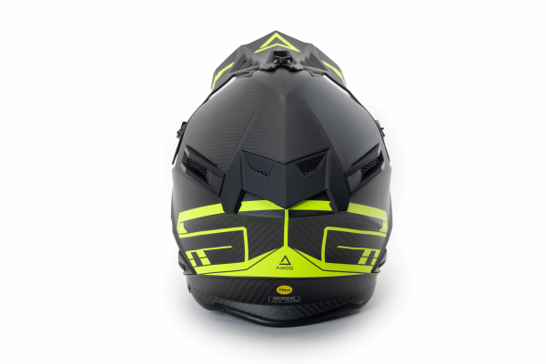 AMOQ Friction MIPS Carbon Helmet Black/HiVis XS-3