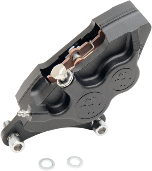 Four-piston Differential-bore Caliper Black, Matte, 1, nordicamoto.ro