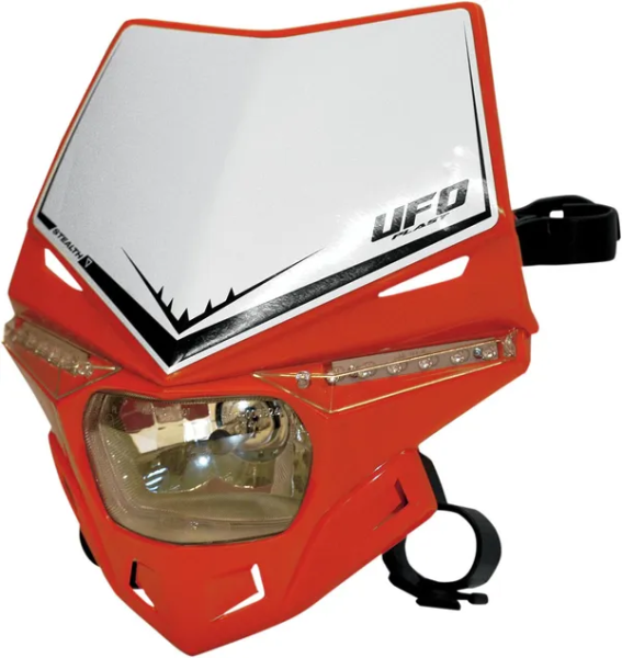 Two-piece Stealth Headlight System Red-0