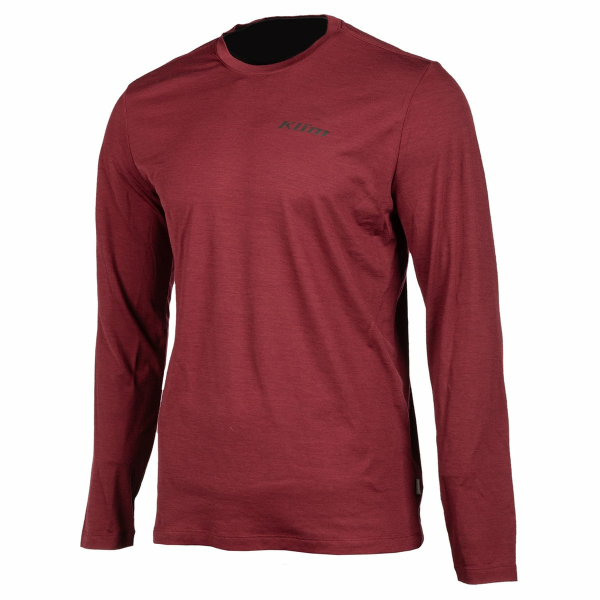Bluza Klim Teton Merino Wool LS Base Layer Blue-2