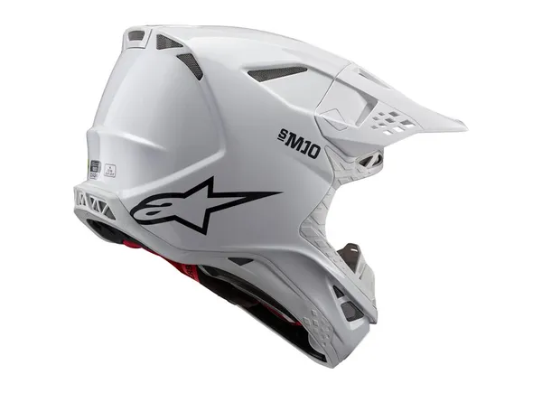 Casca Alpinestars Supertech M10 Solid Mx White-1