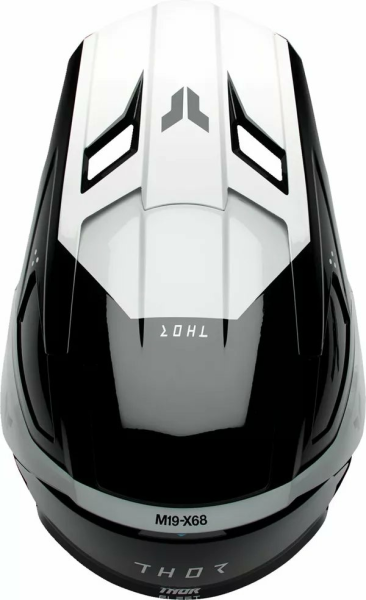 THOR Youth Fleet Storm Helmet White, Black -1
