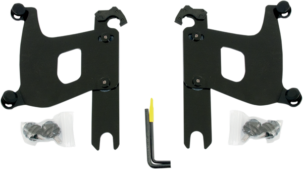 Bullet Fairing Trigger-lock Hardware Kit Black, 1, nordicamoto.ro