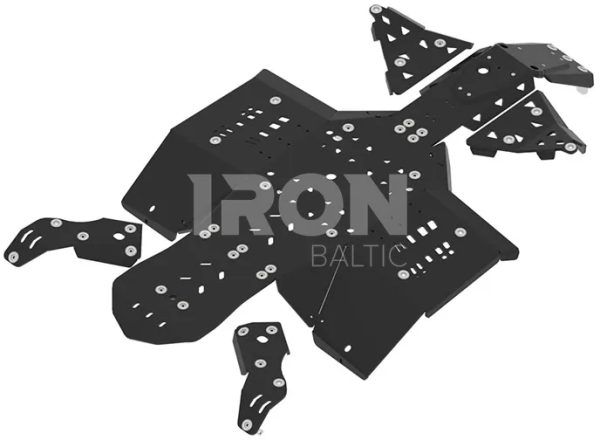 Scut Iron Baltic pentru Can-Am Outlander G2 MAX 650/850/1000 și Outlander X MR 1000 2019–2024 – poliamida, 4, nordicamoto.ro