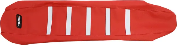 MOOSE RACING Ribbed Seat Cover Red -0