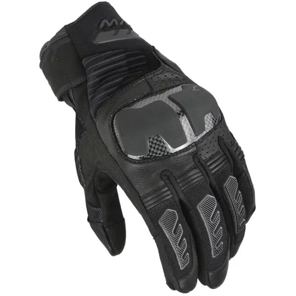 Manusi de piele vara MACNA RIME 2.0 XXL Negru/Portocaliu, 75, nordicamoto.ro