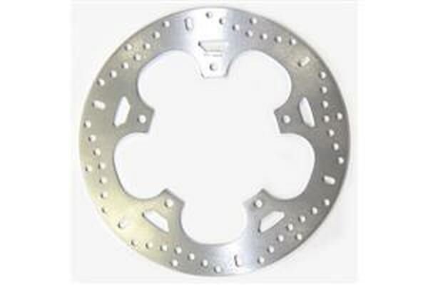 Round D-series Scooter Brake Rotor Silver, Stainless Steel, 1, nordicamoto.ro